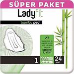 Ladyfit Bambu Ped Süper Normal 24 Ped