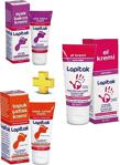 Lapitak Ayak Bakım Kremi 60 Ml + Topuk Çatlak Kremi 60 Ml + El Kremi 60 Ml