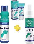 Lapitak Ayak Kokusu Önleyici Krem 60 Ml + Ayak Deodorantı 150 Ml + Koku Önleyici Ayak Spreyi 125 Ml