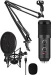 Lastvoice Bm300 Usb Condenser Mikrofon + Sh-101 Filtreli Ve Stand Set