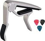 Lastvoice Lct-999 Grey Gitar Capo Metal Saz Kapo Kelepçe (Pena Hediye)