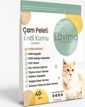 Lavimo Kedi Kumu 0 Organik Çam Peleti 40Lt