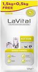 LaVital Kitten Somonlu 1.5 kg + 500 gr Yavru Kuru Kedi Maması