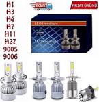 LED XENON ŞİMŞEK ETKİLİ H1-H3-H4-H7-H11-H27-9005-9006