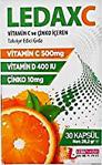 Ledapharma Ledaxc Vitamin C, Vitamin D Ve Çinko Içeren 30 Kapsül