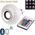 Leddolu Music Bulb Bluetooth Hoparlör Akıllı Led Ampul Lamba