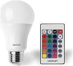 Ledolet Rgb LED Ampul 9 W E27 Duy Dımmerlı Uzaktan Kumandalı