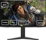 Lenovo G32Qc-10 66A2Gacbtk 31.5" 1Ms Qhd Freesync Curved Oyuncu Monitörü