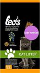 Leo 's Cat Litter Baby Powder Kokulu İnce Bentonit 10 lt 2'li Paket Kedi Kumu