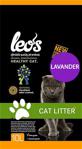 Leo 's Cat Litter Lavanta Kokulu Kalın Bentonit 10 lt 2'li Paket Kedi Kumu