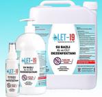 Let 19 Hipokloröz Antibakteriyel Antiviral Dezenfektan 5 Litre 1 Litre 100 Ml Let-19