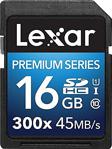 Lexar 16Gb 300X Premium Ii Sdhc Hafıza Kartı Class10 U1 45Mb/Sn (Lsd16Gbbeu300)