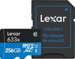 Lexar 256 Gb 633X Microsdxc Hafıza Kartı