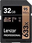 Lexar 32 Gb 633X V10 Sd Hafıza Kartı (95Mb/S)