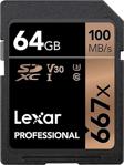 Lexar 64 Gb 667X U3 V30 4K Sd Hafıza Kartı (100 Mb/S)