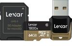 Lexar 64 GB Professional 1800x UHS-II MicroSDXC Hafıza Kartı