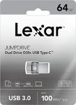 Lexar 64Gb Usb 3.0 Jumpdrive Type-C Flash Bellek