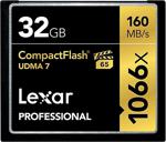 Lexar Professional Compact Flash 1066X Lcf32Gcrb1066 32 Gb Cf Hafıza Kartı