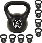 Leyaton Kettlebell Çaydanlık Tipi Dambıl Kettlebell Ağırlık - 10 Kg - Siyah