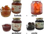 Lezize Kabak , Ayva, Acı Biber Ve Ceviz Reçeli 4 Lü Set - 400 Gr