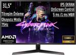 Lg 32Mp60G-B 31.5" 75Hz 5Ms (Hdmi+Display) Freesync Full Hd Ips Led Monitör