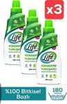 Life By Fakir 0 Bitkisel Bazlı Konsantre Çamaşır Yumuşatıcısı 1500 Ml (60 Yikama) 3 Adet