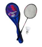 Liggo Badminton Raketi Seti Çantalı 2 Raket+1 Badminton Topu 9303 - Mavi