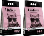 Lindo Cat Kedi Kumu 2 Adet 5 Lt -Topaklaşan Bebek Pudralı, Ince Tanel