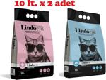 Lindo Cat Kedi Kumu Bebek Pudralı Ve Sabunlu 10 Lt. X 2 Adet İnce Taneli