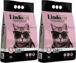 Lindo Cat Prestige Pudra Kokulu Kalın Taneli Kedi Kumu 10 Lt X 2