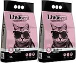 Lindo Cat Topaklaşan İnce Taneli 10 Lt 2'Li Paket Kedi Kumu