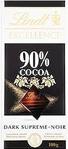 Lindt Excellence %90 Cocoa 100 Gr