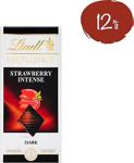 Lindt Excellence Dark Strawberry Intense 100 Gr 12'Li Paket Bitter Çikolata