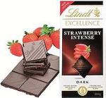 Lindt Excellence Dark Strawberry Intense Chocolate Çilekli Bitter Çikolata 100 gr