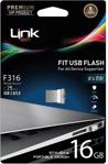 Linktech 16gb F316 Metal Usb2.0 Bellek Fit Premium 25mb/s