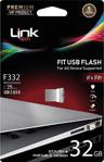 LinkTech 32 GB Fit Premium Metal LUF-F332 USB Bellek