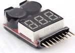 Lipo Tester Batarya Pil Voltaj Seviye Voltmetre Alarmlı