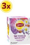 Lipton Time To Relax Bardak Poşet Bitki Çayı X 3 Adet