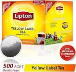 Lipton Yellow Label Siyah Süzen Demlik Poşet Çay 500 x 3.2 G