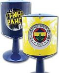Lisanslı Fenerbahçe Double Abajur, Fenerbahçe Çocuk Odası Masa Lambası Aydınlatma