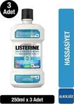 Listerine Advanced Defence Sensitive 250 Ml 3 Adet Hassasiyet İçin Geliştirilmiş Koruma Gargara