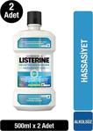 Listerine Advanced Defence Sensitive 500 Ml Hassasiyet İçin Geliştirilmiş Koruma 2 Adet Gargara