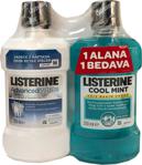 Listerine Advanced White 250 ml + Cool Mint 250 ml Gargara