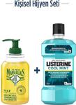 Listerine Cool Mint 500 Ml + Le Petit Marseillais Zeytinyağı Sıvı Ağız Gargarası, Ağız Spreyi 300 Ml Hijyen Seti