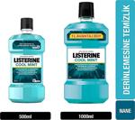 Listerıne Cool Mint Gargara 1 L + Cool Mint Gargara 500 Ml