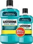 Listerine Cool Mint Nane Aromalı 500 ml + 250 ml Gargara