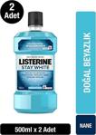 Listerine Stay White Ağız Bakım Suyu 500 Ml X2