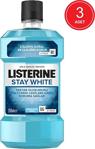 Listerine Stay White Nane 250 ml 3 Adet Gargara