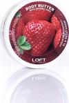 Loft Body Butter & El Ve Vücut Kremi %99 Doğal 150Ml. Çilek