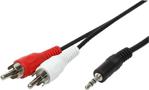 Logilink Ca1042 3.5Mm Stereo Erkek - 2 X Rca Erkek Kablo, 1.5M